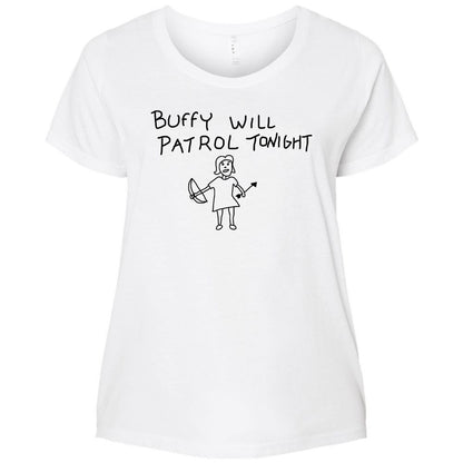 Ladies Curvy Jersey - Z6NQAJSH - White - 6