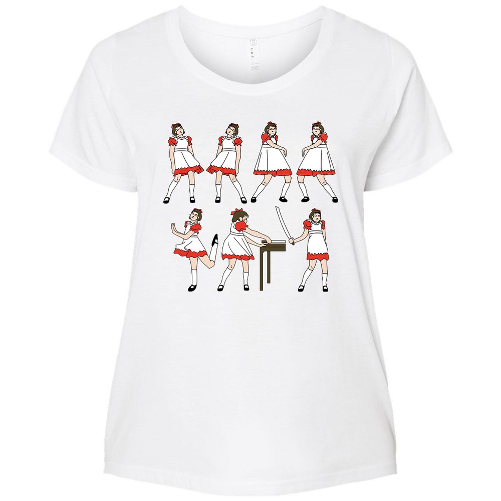 Ladies Curvy Jersey - PTXJHFHP - White - 6