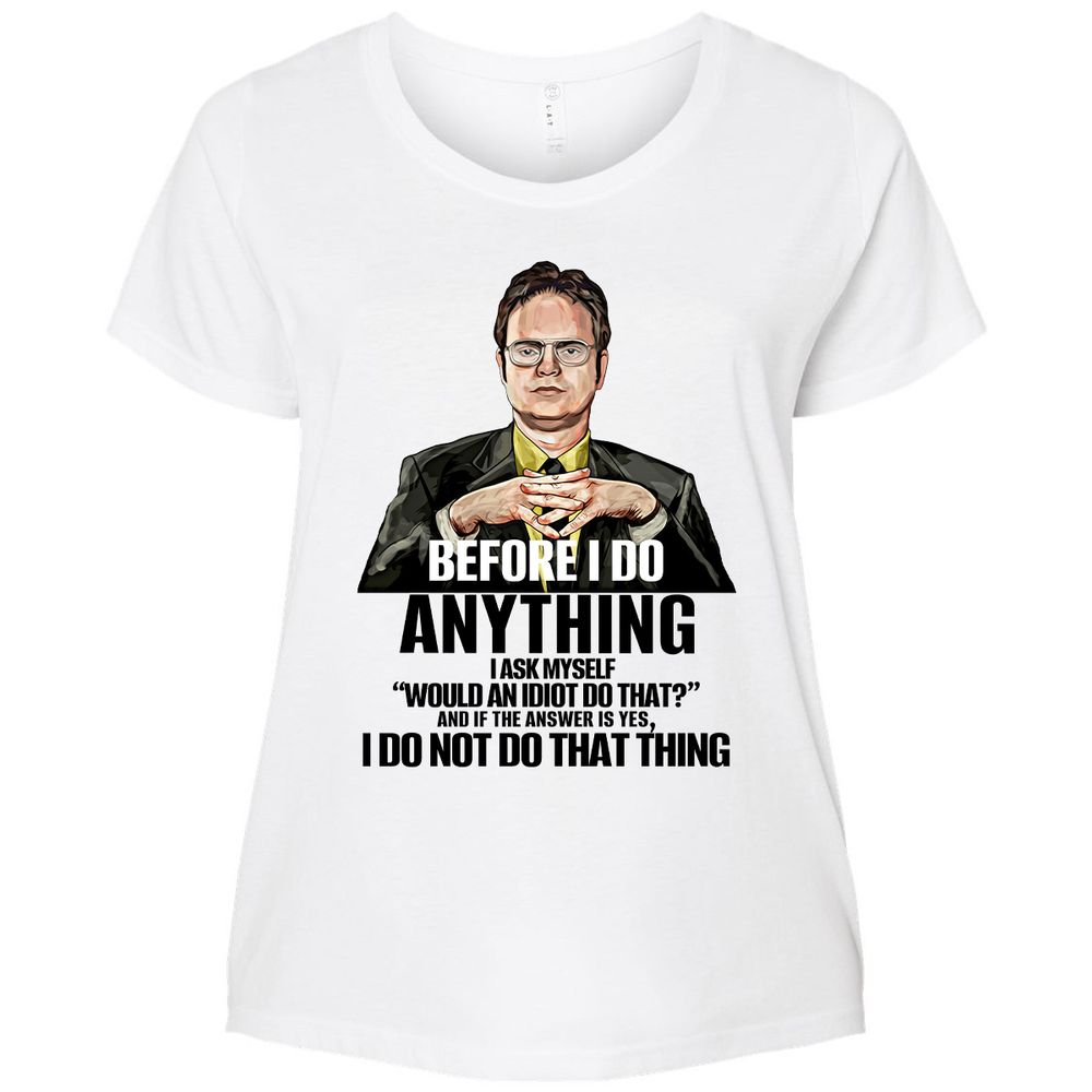 Ladies Curvy Jersey - LV6WFBSM - White - 6