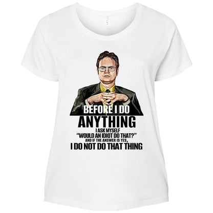 Ladies Curvy Jersey - LV6WFBSM - White - 6