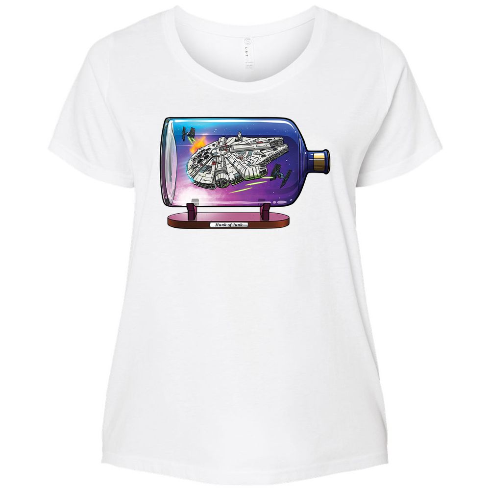 Ladies Curvy Jersey - WH86F6C5 - White - 6