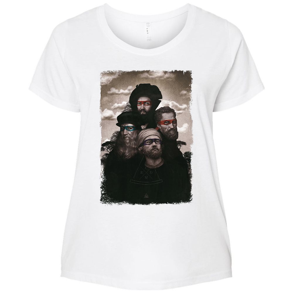 Ladies Curvy Jersey - 6FMKR3E9 - White - 6