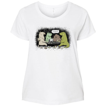 Ladies Curvy Jersey - BF8GTDBY - White - 6