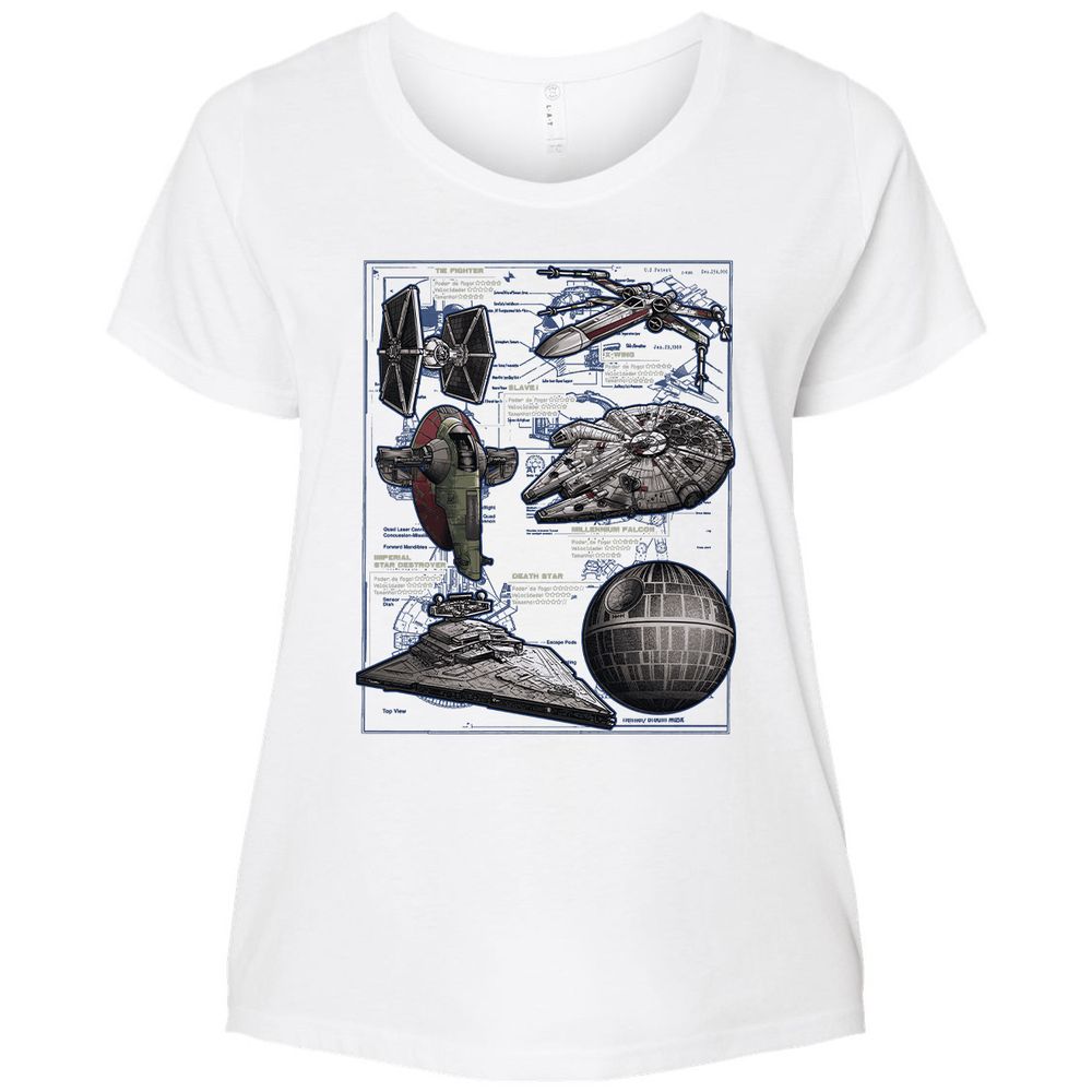 Ladies Curvy Jersey - 1MZXUVBV - White - 6