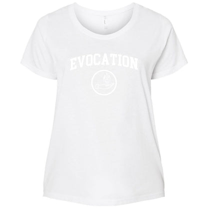 Ladies Curvy Jersey - 6EQN9AHJ - White - 6