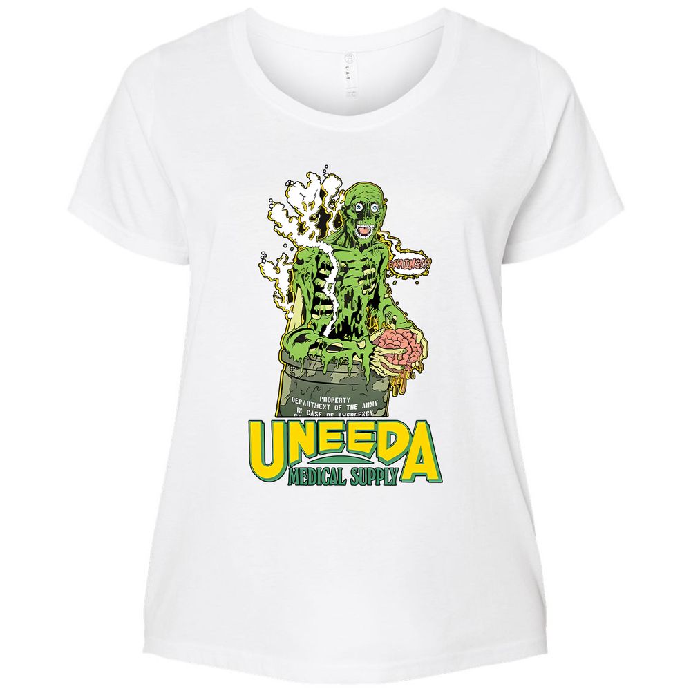 Ladies Curvy Jersey - QUF2J16R - White - 6