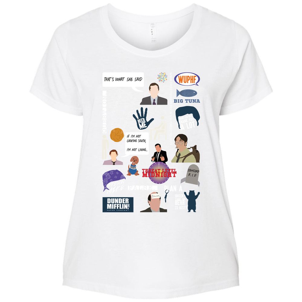 Ladies Curvy Jersey - HDEHQRV9 - White - 6