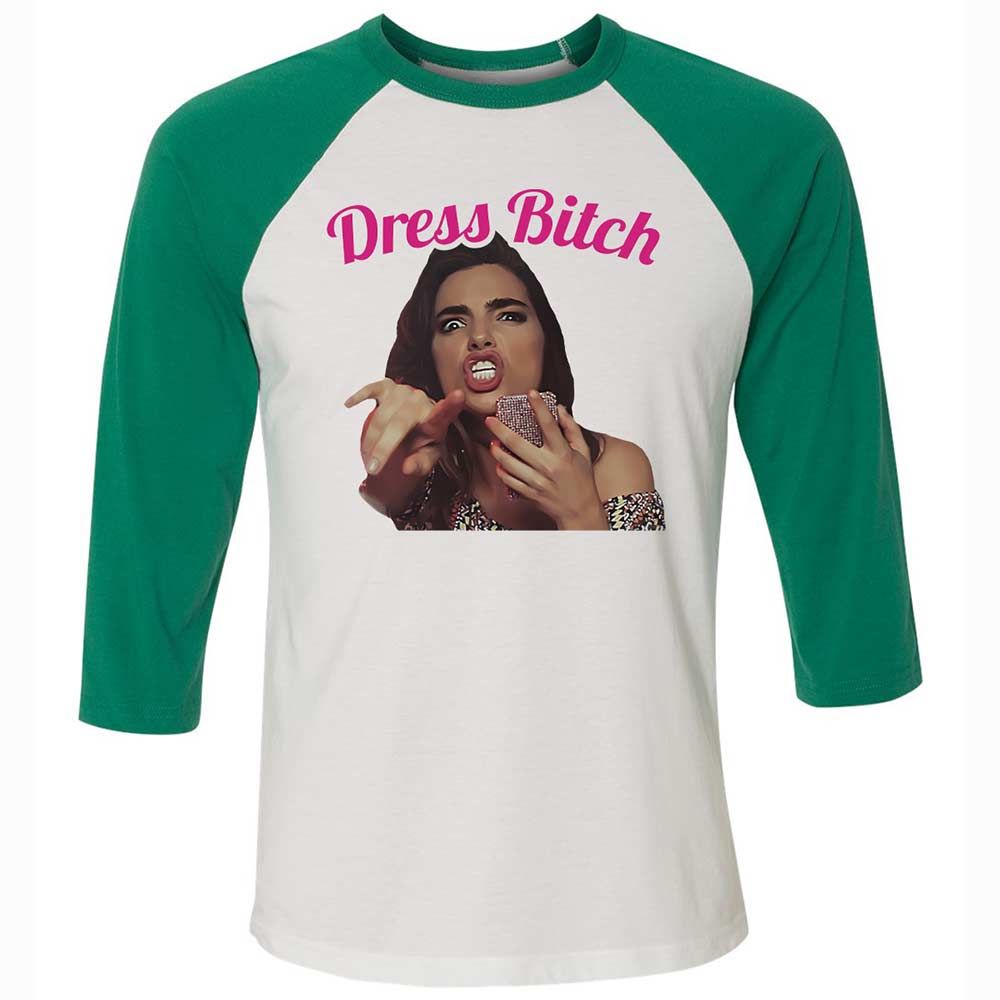 Dress Bitch - White/Kelly - 6