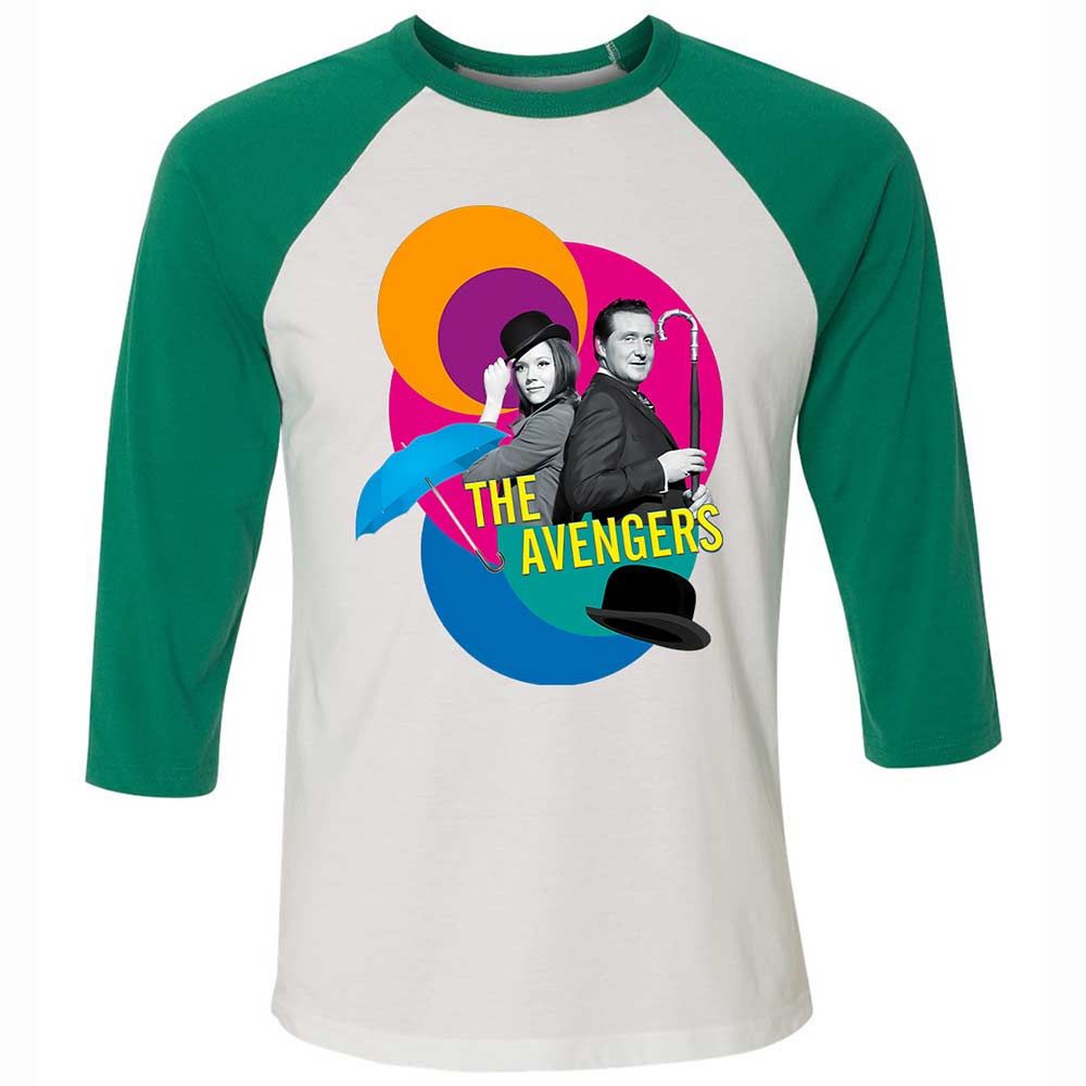 Unisex 3/4 Baseball Tee - B2VLQUL1 - White/Kelly - 6