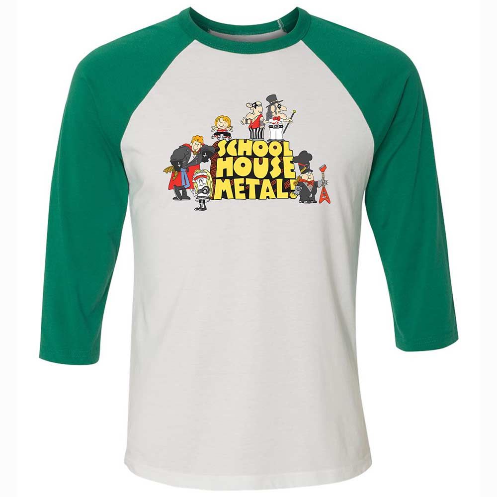 School House Metal - White/Kelly - 6