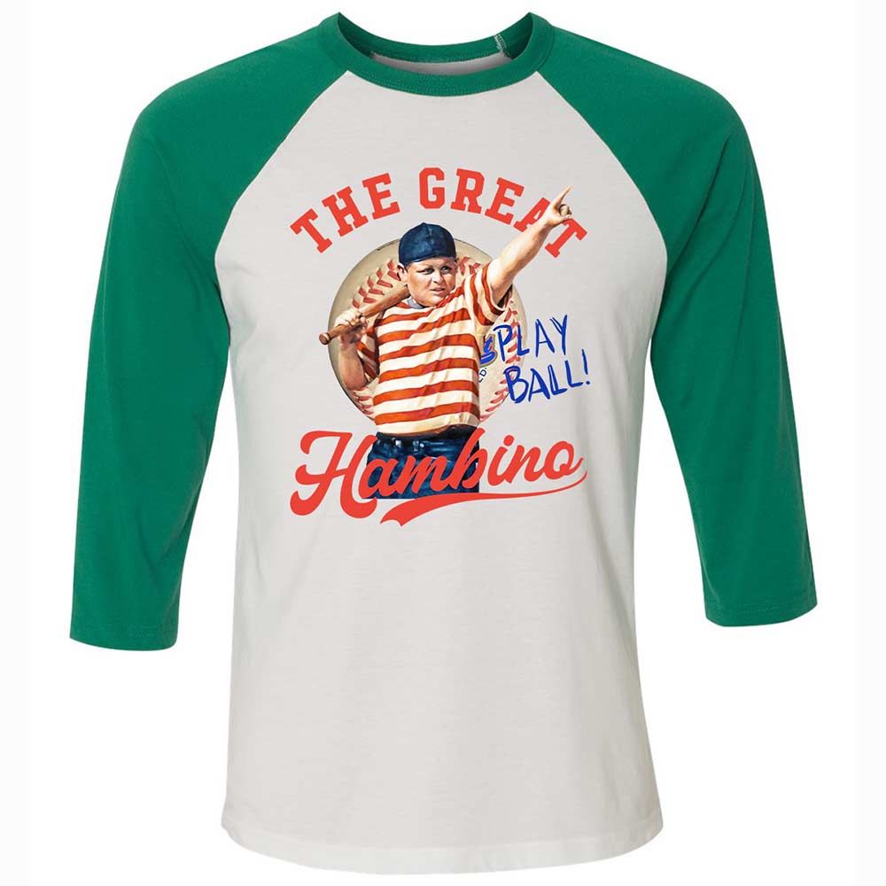 Unisex 3/4 Baseball Tee - J1GQFXCL - White/Kelly - 6