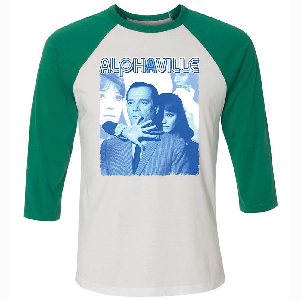 Unisex 3/4 Baseball Tee - WEJC18ME - White/Kelly - 6
