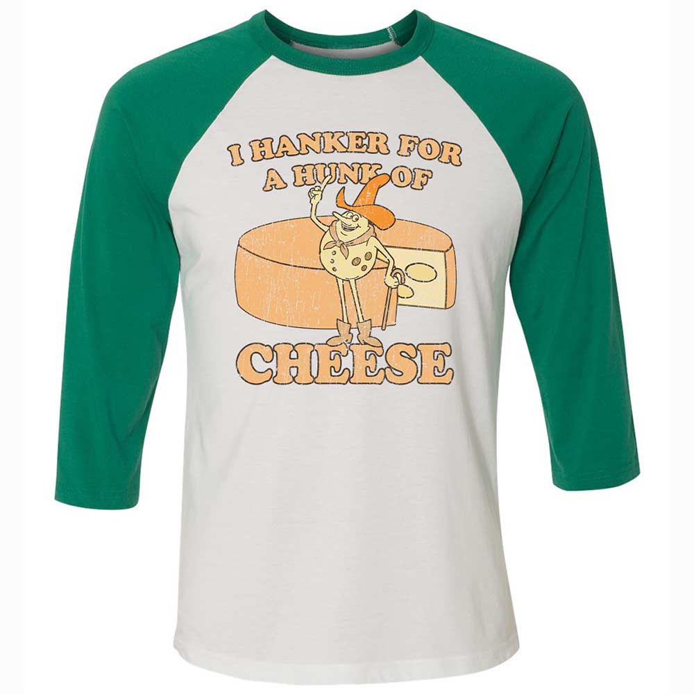 Hanker For A Hunk Of Cheese - White/Kelly - 6