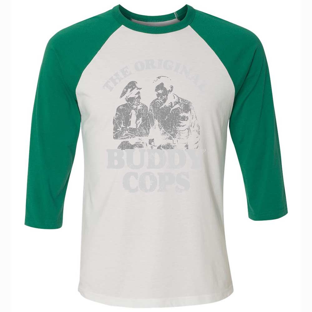 Unisex 3/4 Baseball Tee - B2WR34NK - White/Kelly - 6