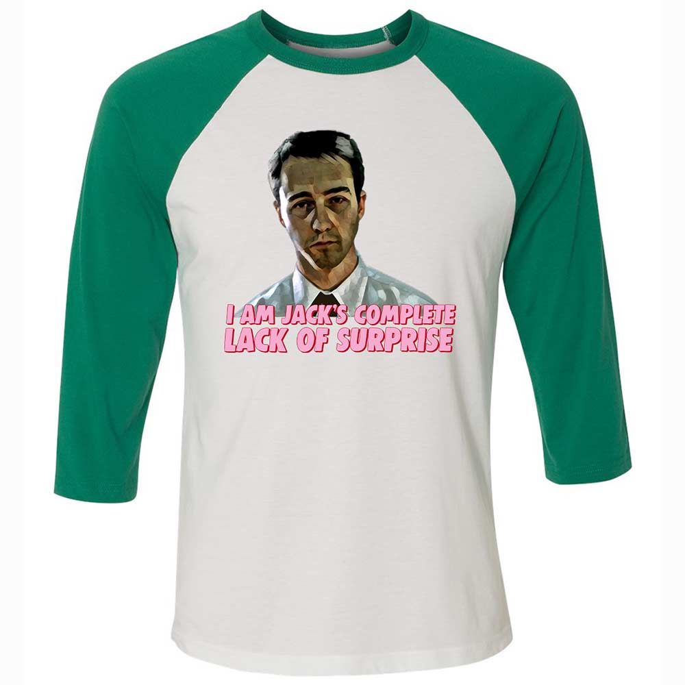 Unisex 3/4 Baseball Tee - PNSL2W2X - White/Kelly - 6
