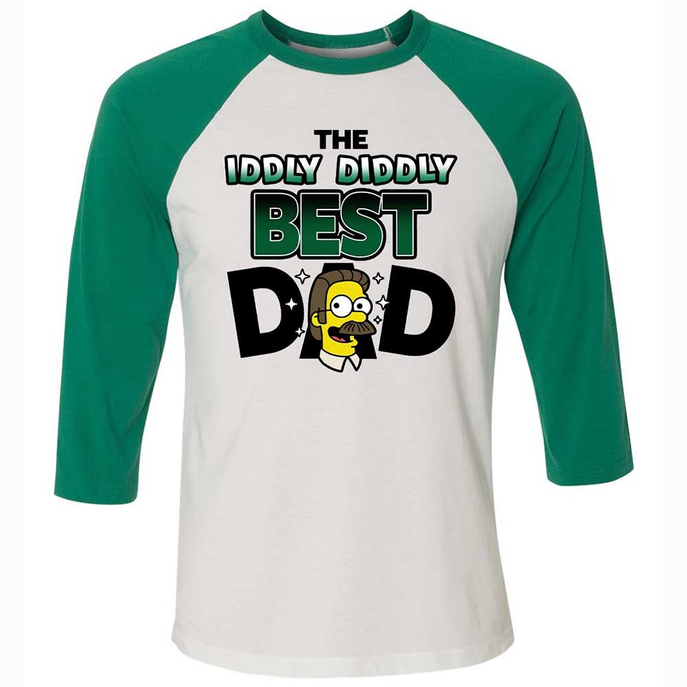The Iddly diddly best dad - White/Kelly - 6