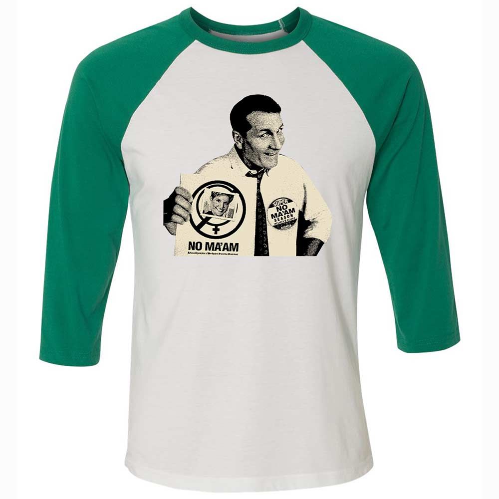 Unisex 3/4 Baseball Tee - VQ9HGGNY - White/Kelly - 6