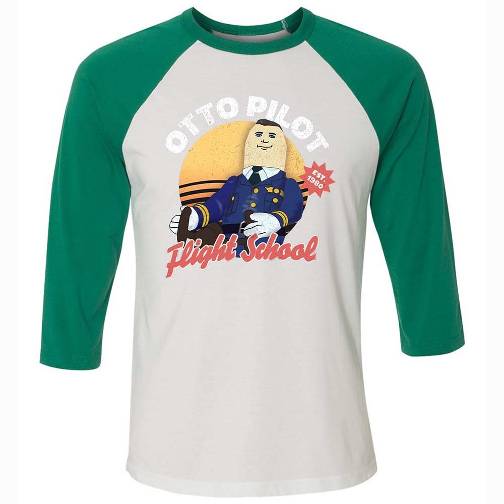 Unisex 3/4 Baseball Tee - WBYCPCYL - White/Kelly - 6