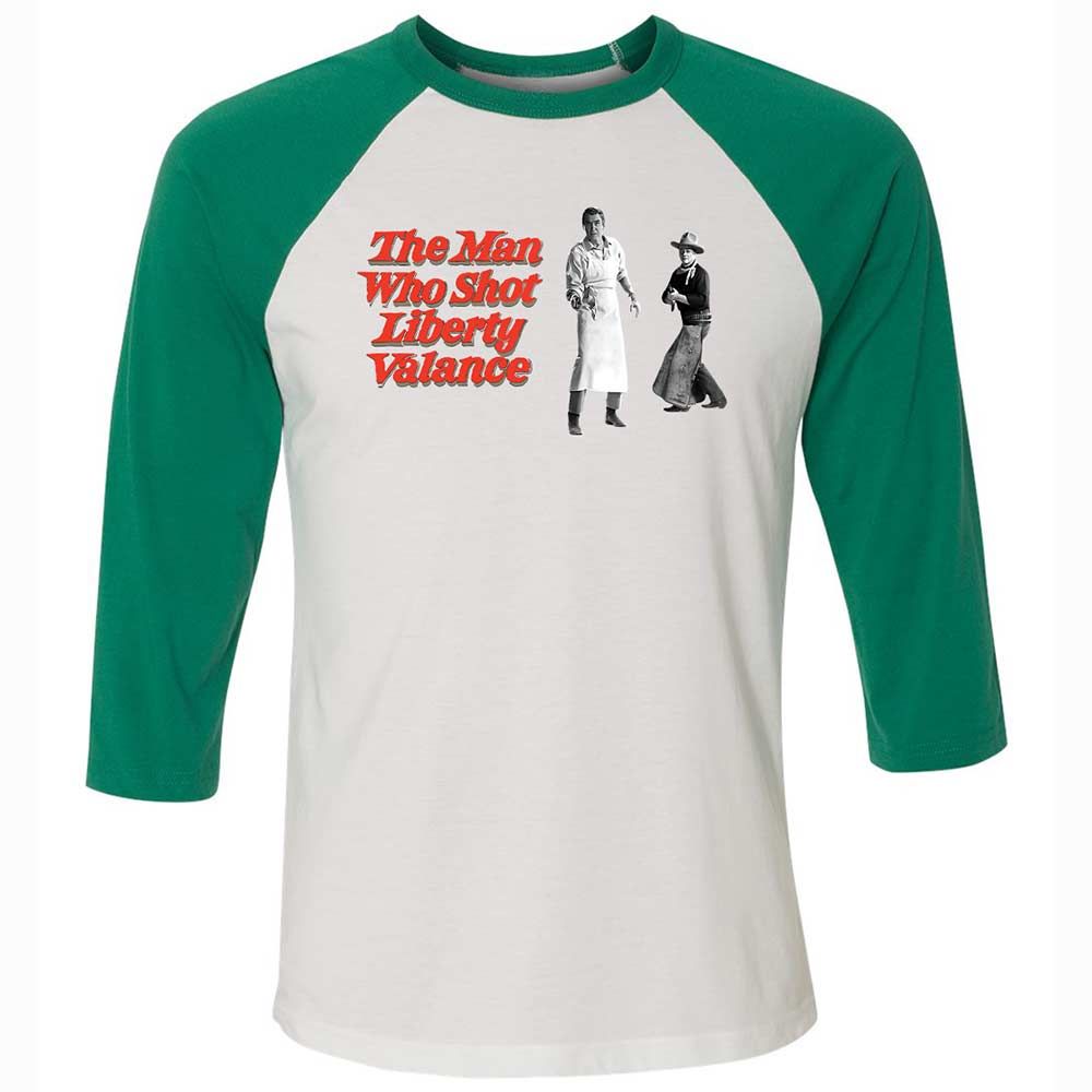Unisex 3/4 Baseball Tee - 4QLZMX72 - White/Kelly - 6