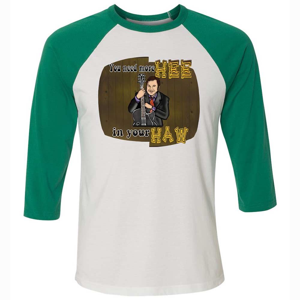 Unisex 3/4 Baseball Tee - 7KDB7RMN - White/Kelly - 6