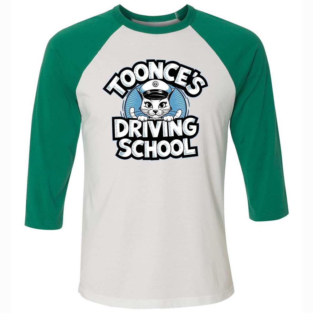 Unisex 3/4 Baseball Tee - JGHUGYCB - White/Kelly - 6