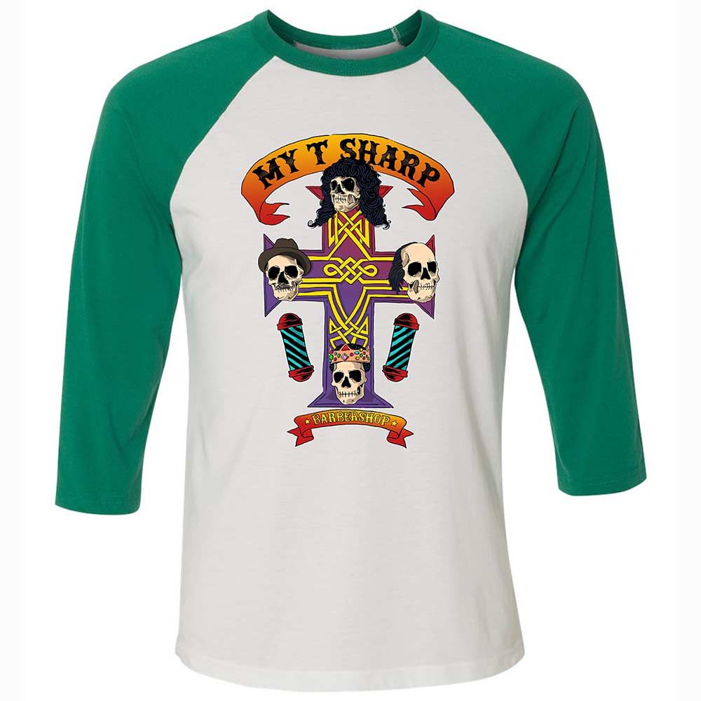 My-T-Sharp Barbershop - White/Kelly - 6