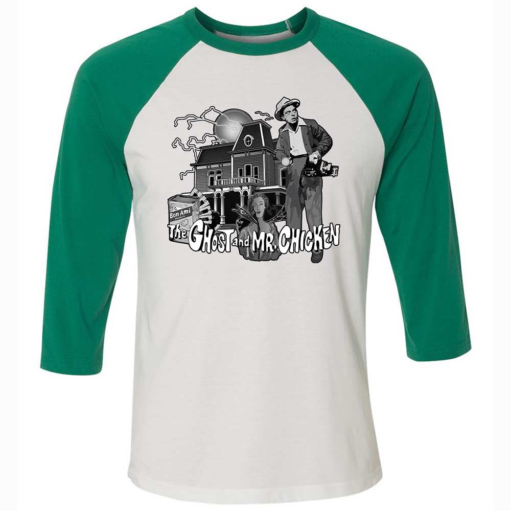 Unisex 3/4 Baseball Tee - 2Q2ZXGAW - White/Kelly - 6