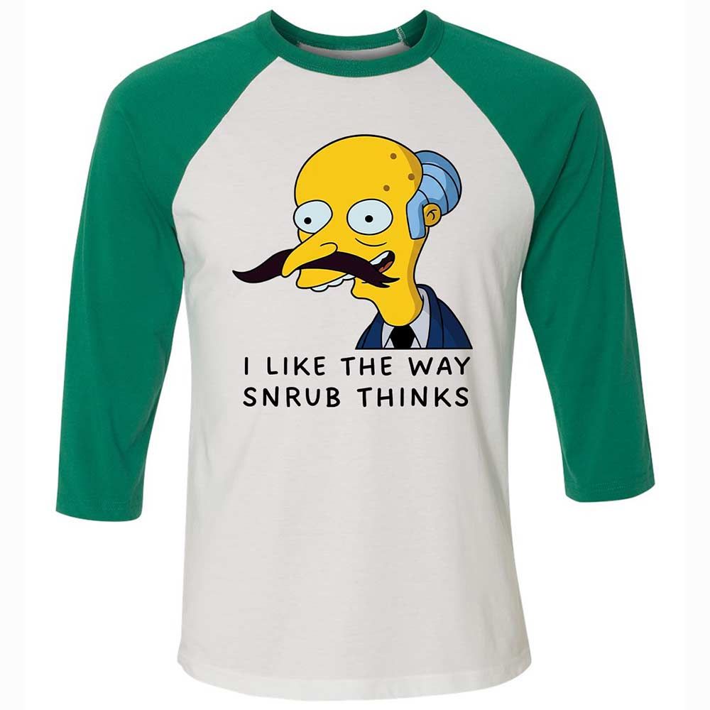 I Like the Way Snrub Thinks - White/Kelly - 6
