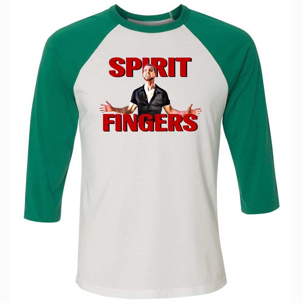 Unisex 3/4 Baseball Tee - D83NPH6Y - White/Kelly - 6
