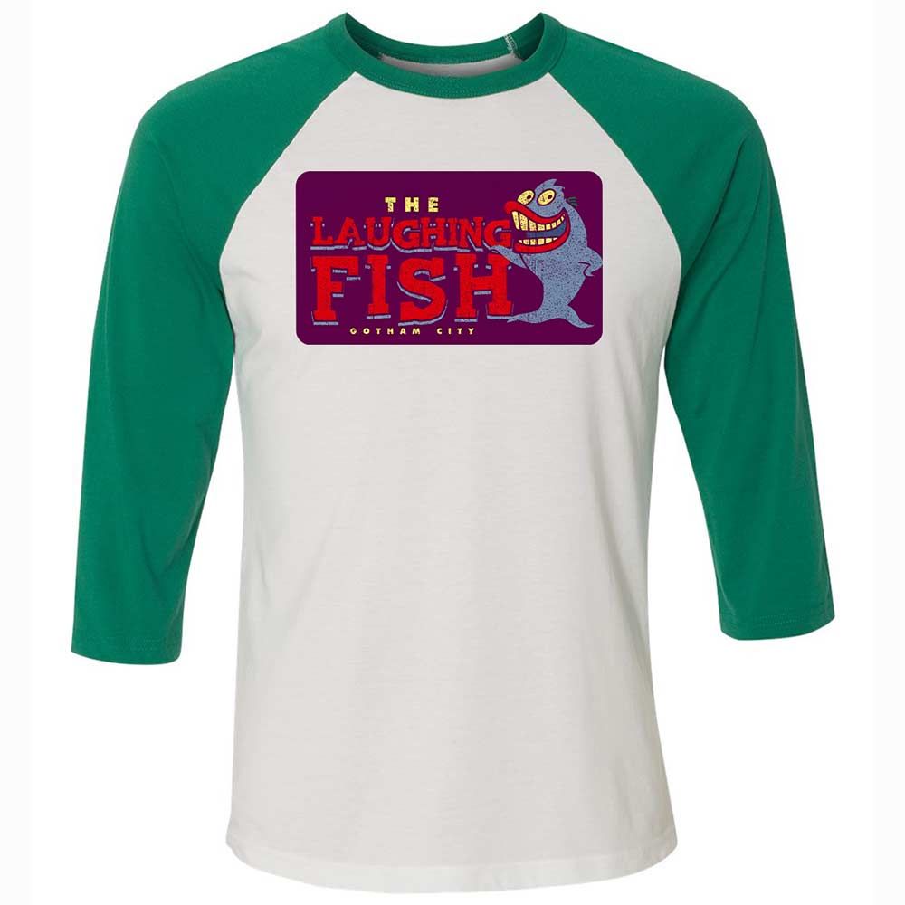 Unisex 3/4 Baseball Tee - CYB1YUKD - White/Kelly - 6