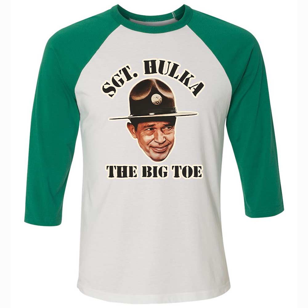 Unisex 3/4 Baseball Tee - 75B4XA2D - White/Kelly - 6