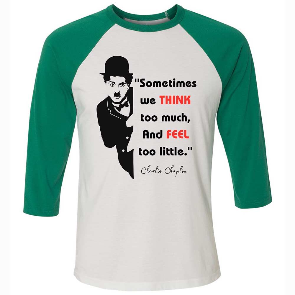 Sometimes we think too much - White/Kelly - 6