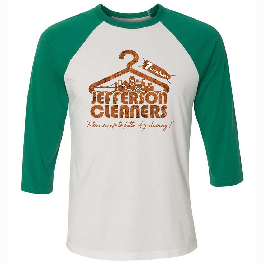 Unisex 3/4 Baseball Tee - XWF1TBD3 - White/Kelly - 6