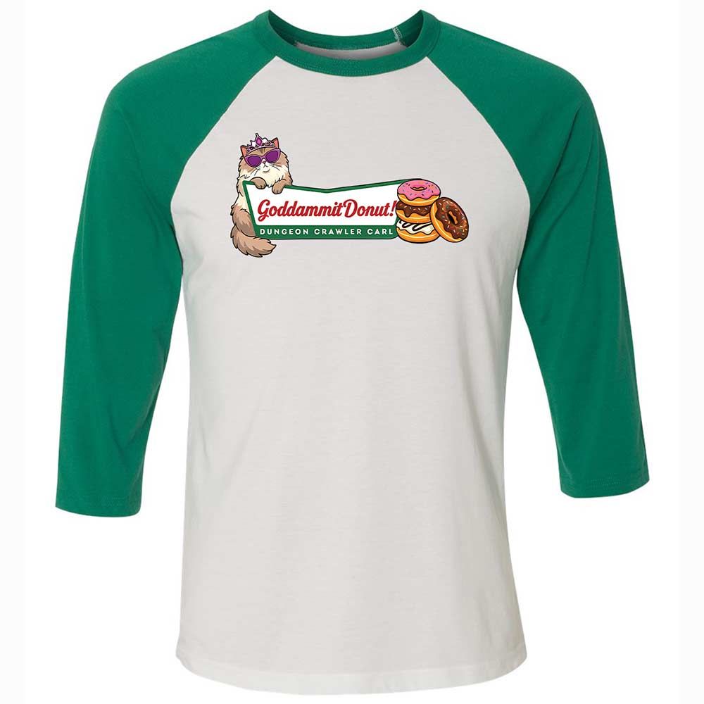 Goddammit Donut - White/Kelly - 6