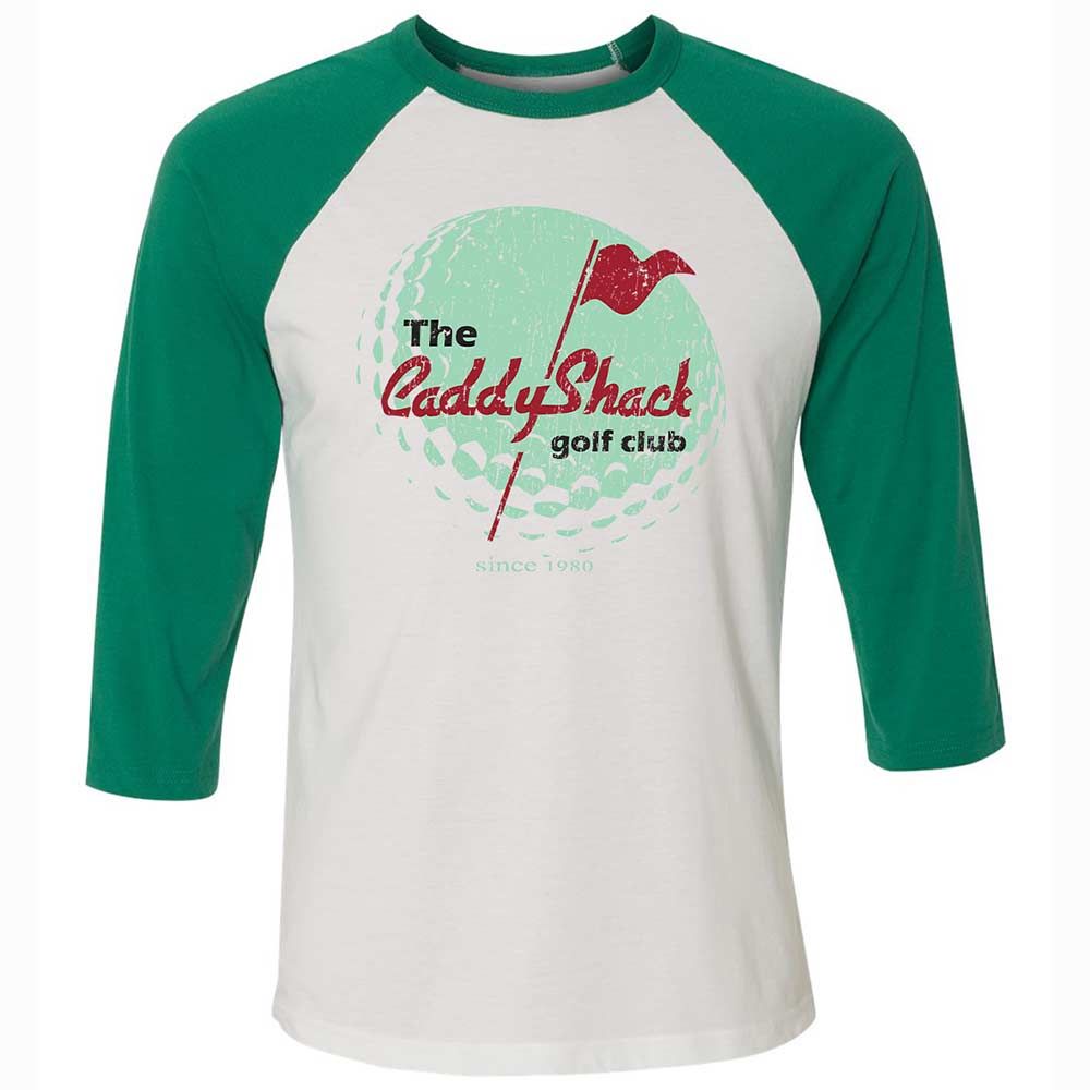 Unisex 3/4 Baseball Tee - 3UGWCBJ6 - White/Kelly - 6