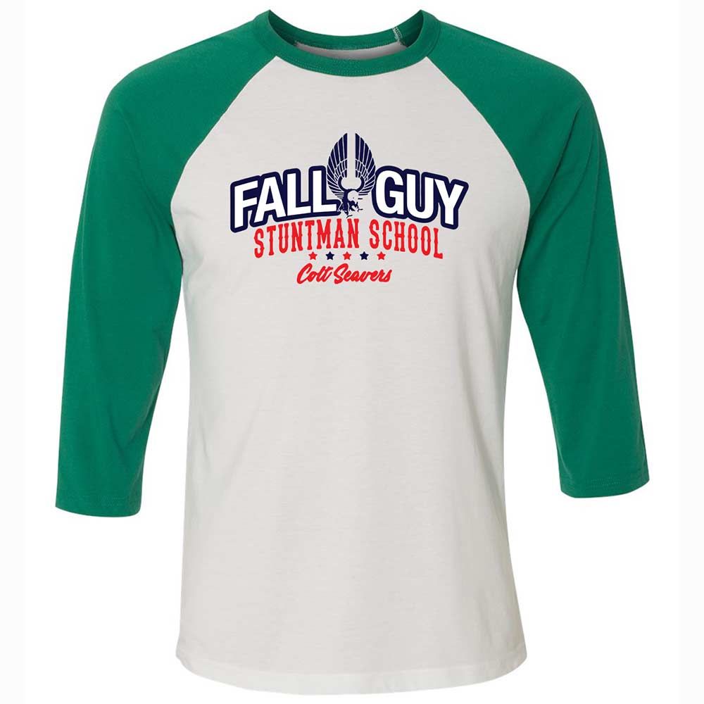 Unisex 3/4 Baseball Tee - N1XDYFEF - White/Kelly - 6