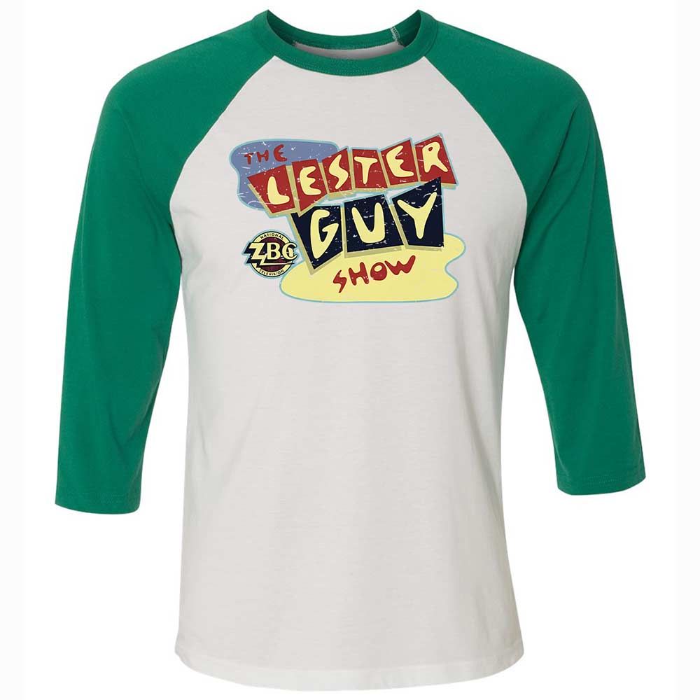 Unisex 3/4 Baseball Tee - K53ZMG8R - White/Kelly - 6
