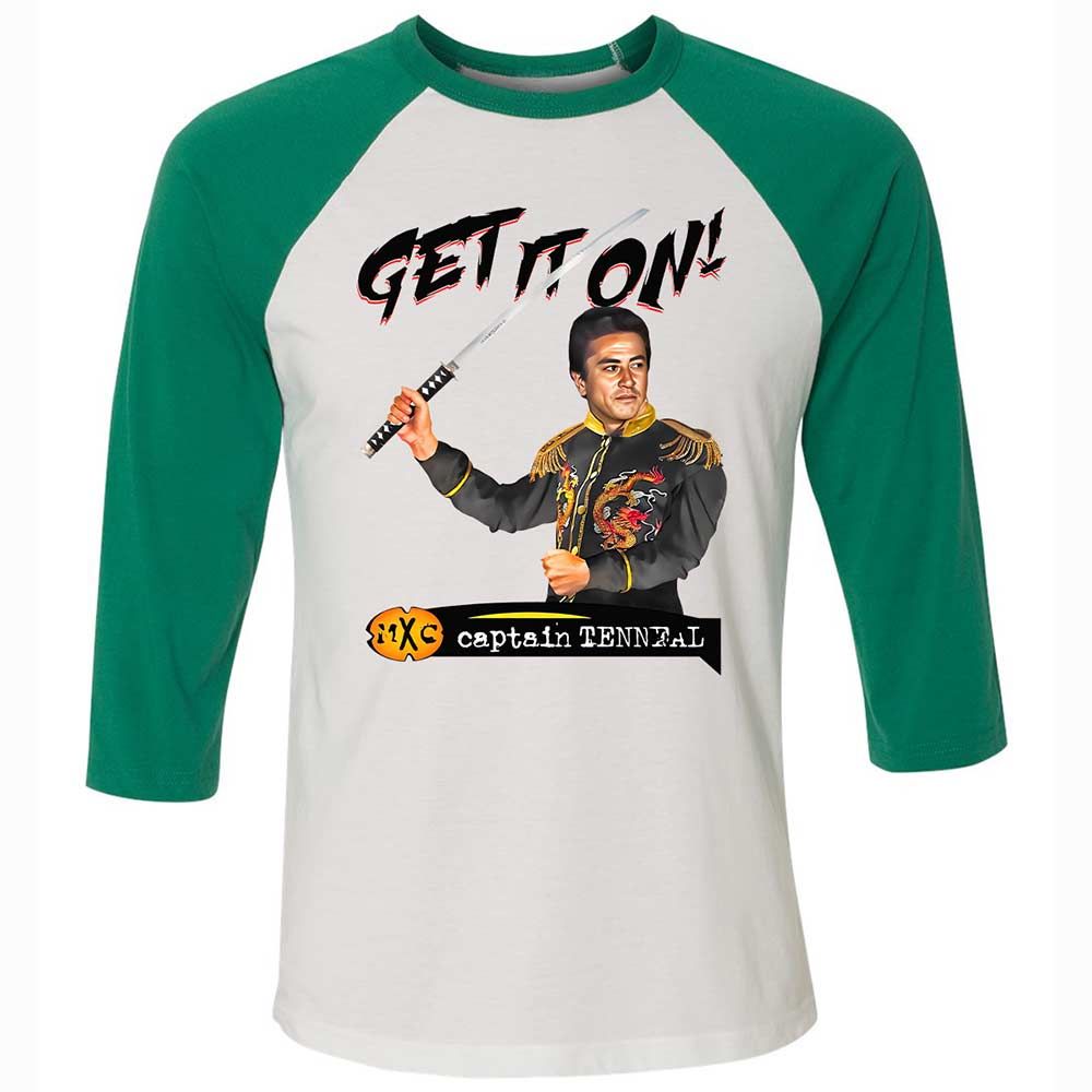 Unisex 3/4 Baseball Tee - Y5MXJTBB - White/Kelly - 6