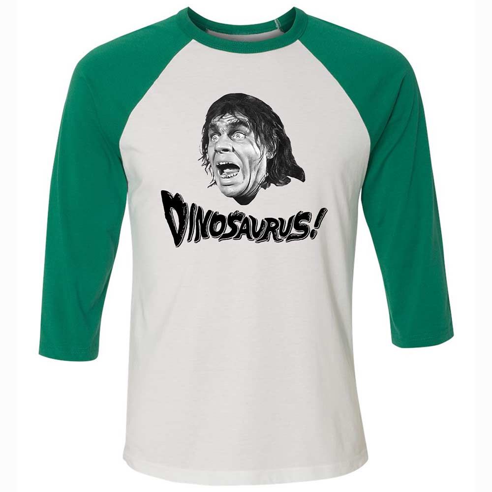 Unisex 3/4 Baseball Tee - 6BA3UPZT - White/Kelly - 6