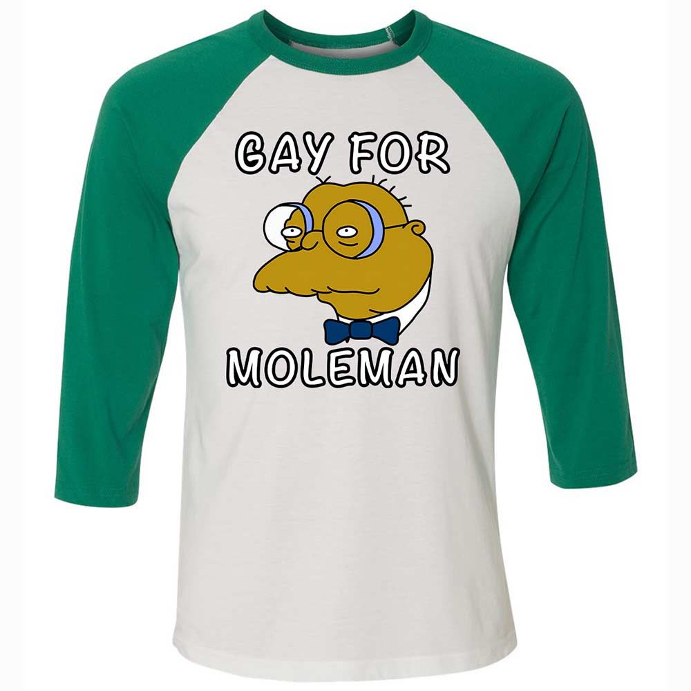 Gay for Moleman - White/Kelly - 6