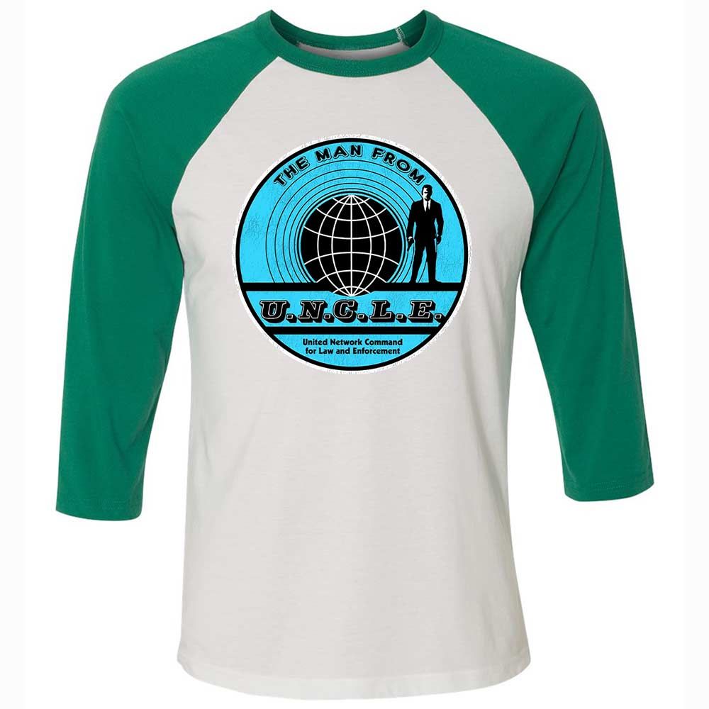 Unisex 3/4 Baseball Tee - S6VGQ1M2 - White/Kelly - 6