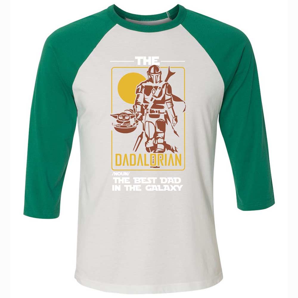 The Dadalorian The Best Dad In The Galaxy - White/Kelly - 6