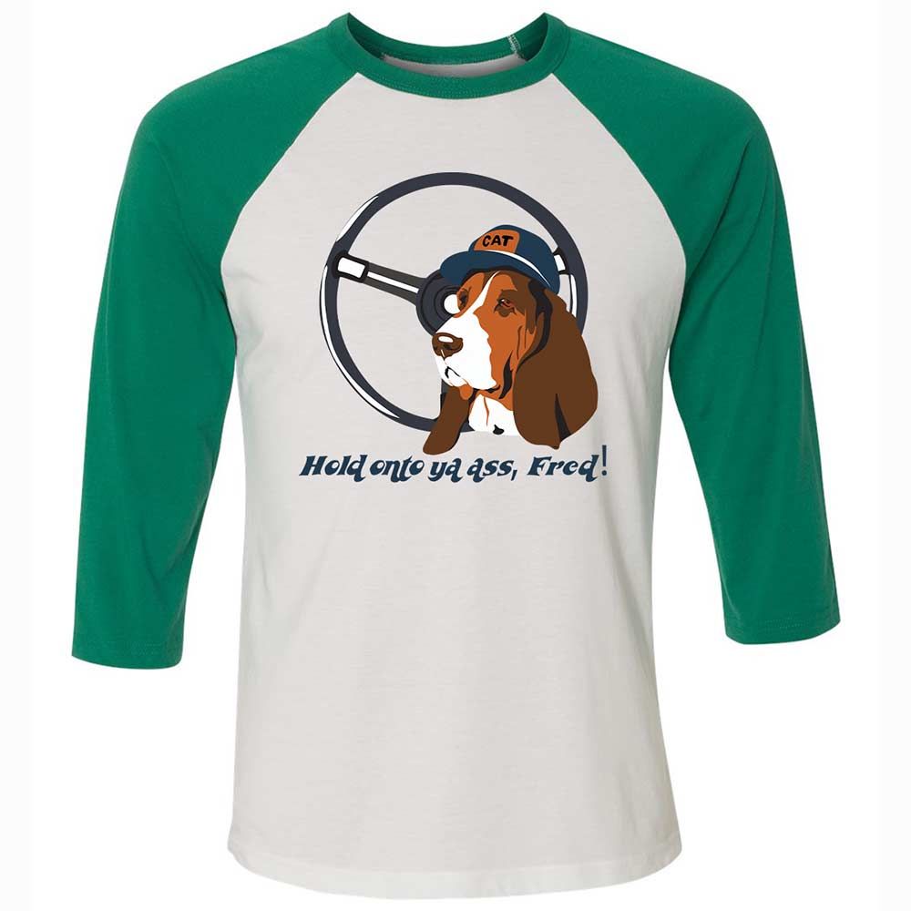 Unisex 3/4 Baseball Tee - AG6P7CGQ - White/Kelly - 6