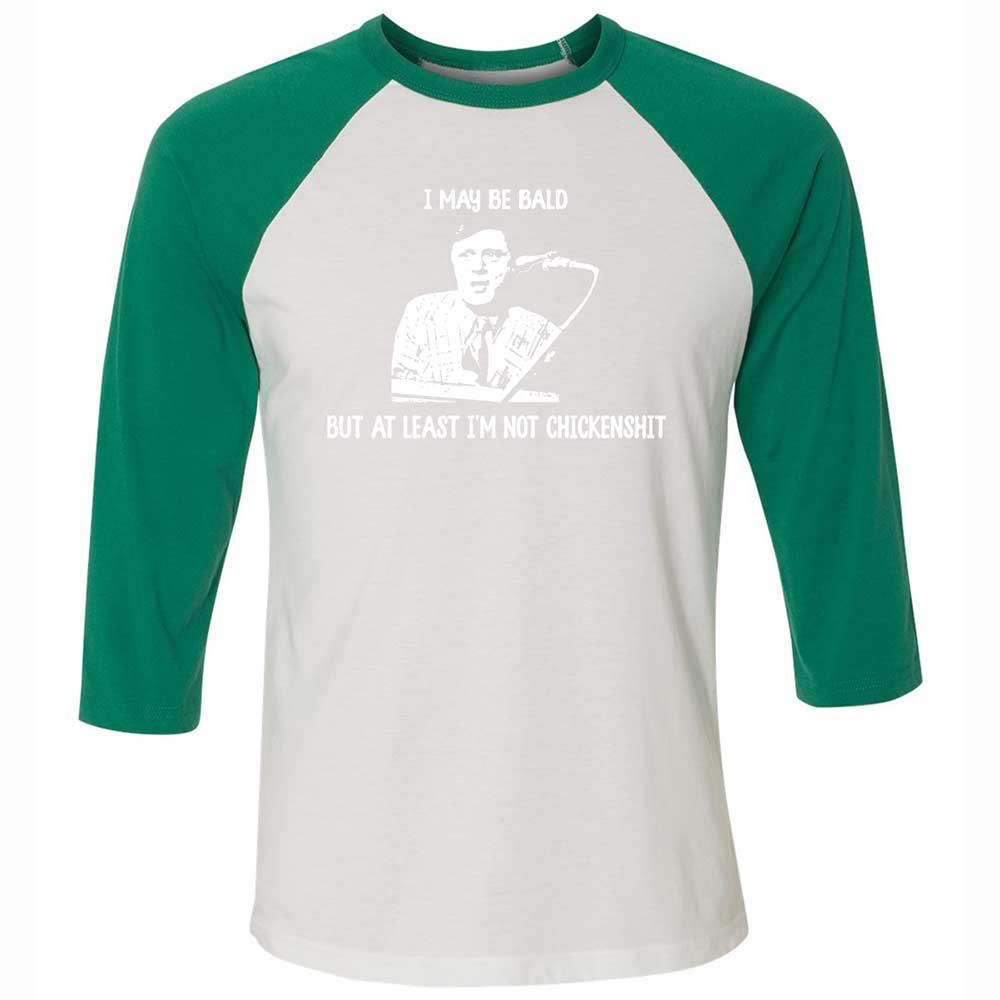 Unisex 3/4 Baseball Tee - S728VUK4 - White/Kelly - 6