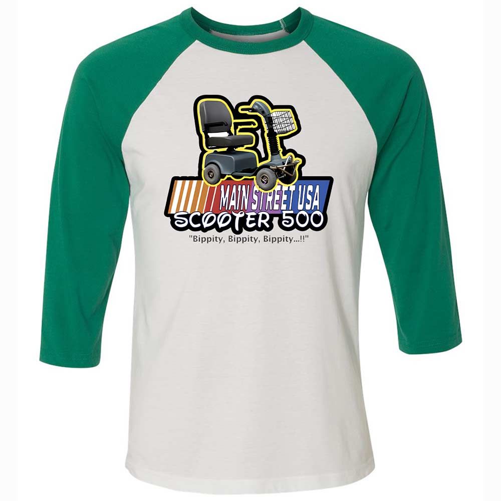 Unisex 3/4 Baseball Tee - 2NSK57L4 - White/Kelly - 6