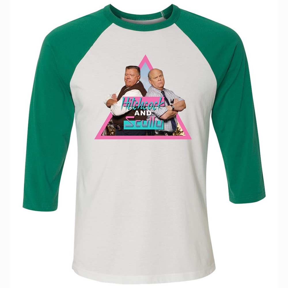 Unisex 3/4 Baseball Tee - CWWL6J8C - White/Kelly - 6