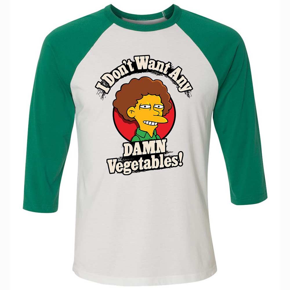 I Don't Want Any Damn Vegetables! - White/Kelly - 6