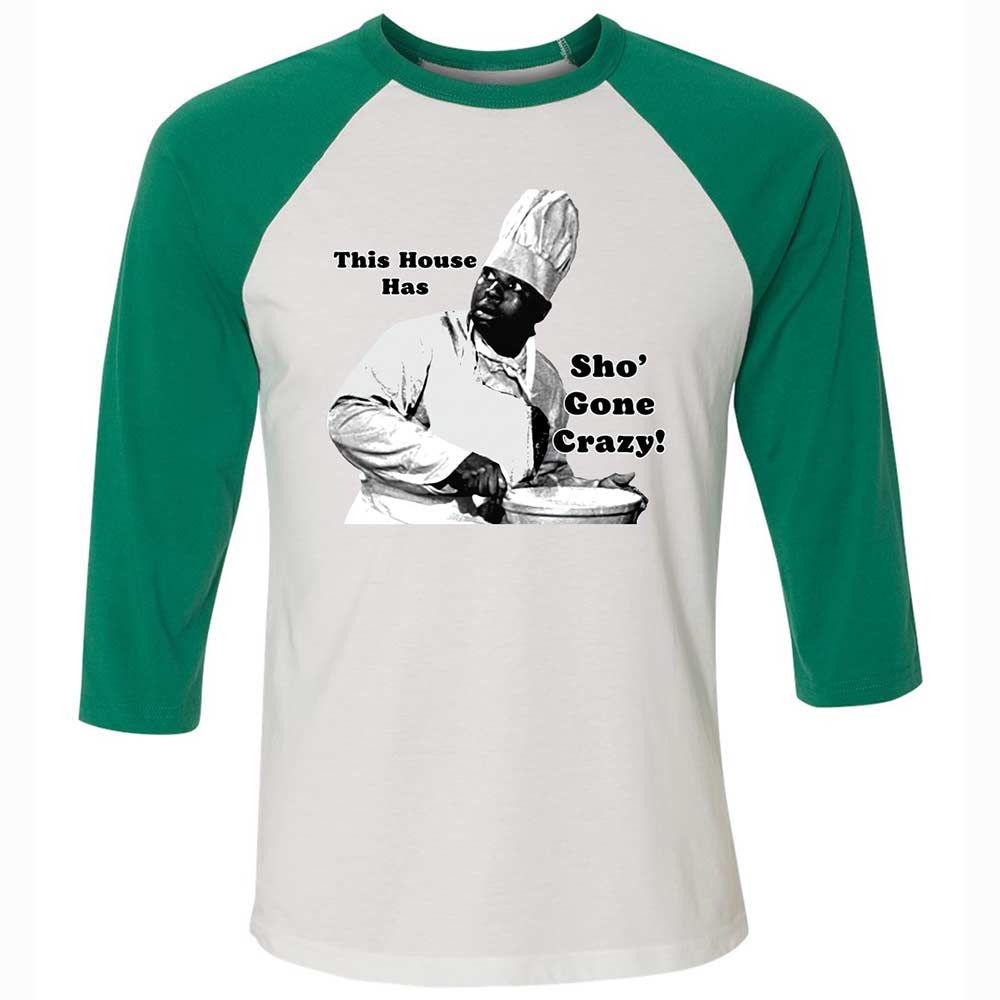 Unisex 3/4 Baseball Tee - W4GHLUBT - White/Kelly - 6