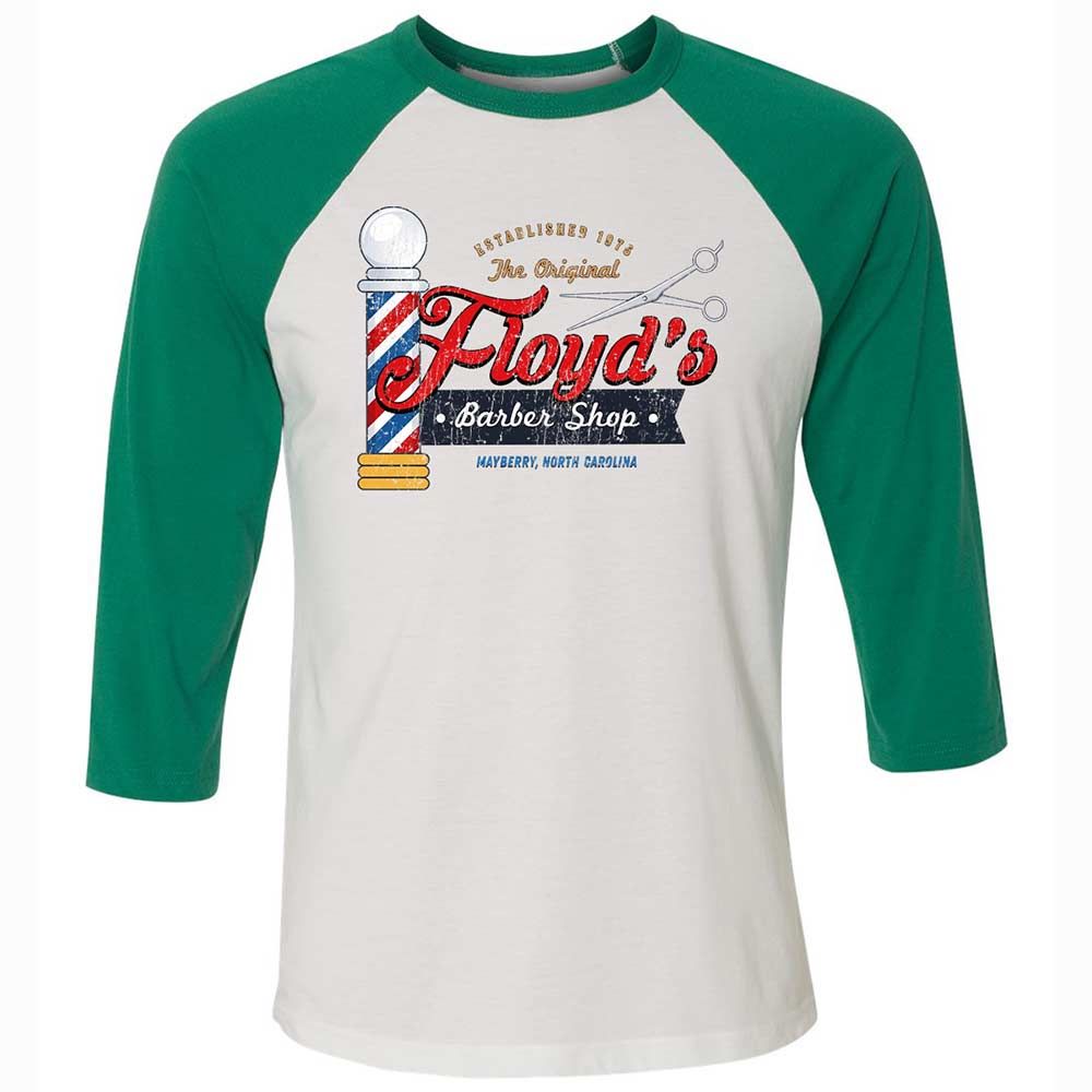 Unisex 3/4 Baseball Tee - WL653GY2 - White/Kelly - 6