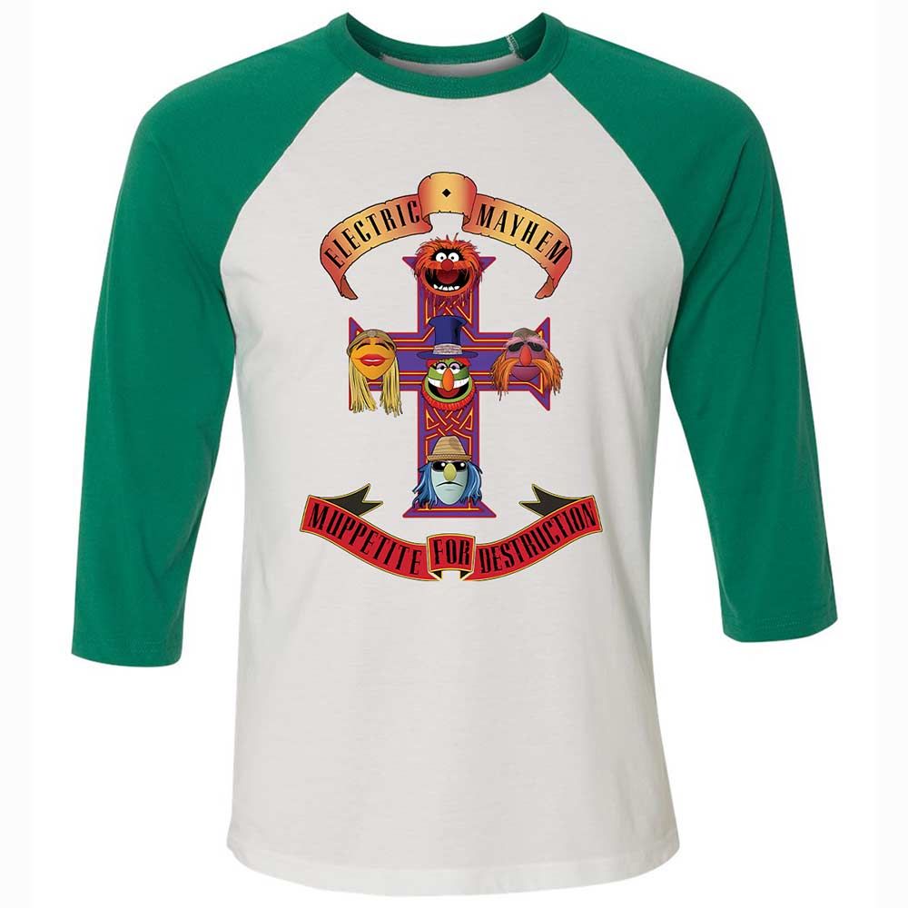 Muppetite For Mayhem - White/Kelly - 6